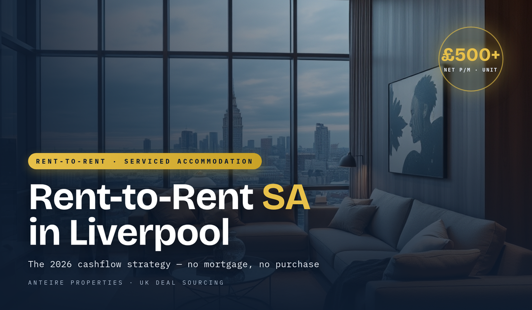 Rent-to-Rent Serviced Accommodation in Liverpool: The 2026 Cashflow Strategy