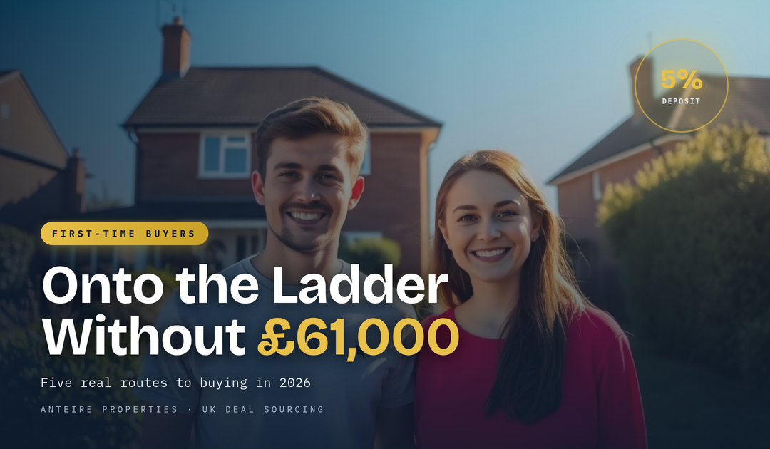 Onto the UK Property Ladder Without a £61,000 Deposit: Five Real Routes in 2026