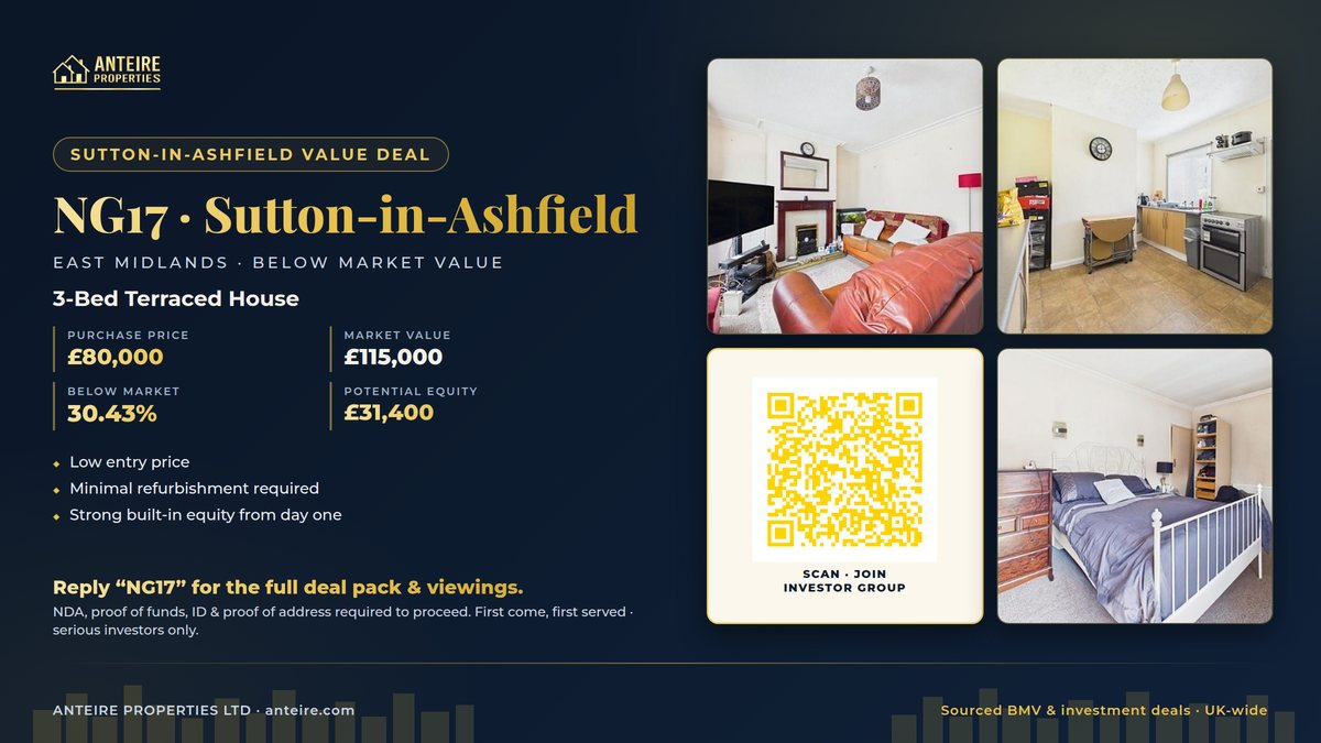 Anteire below-market deal — NG17 · Sutton-in-Ashfield