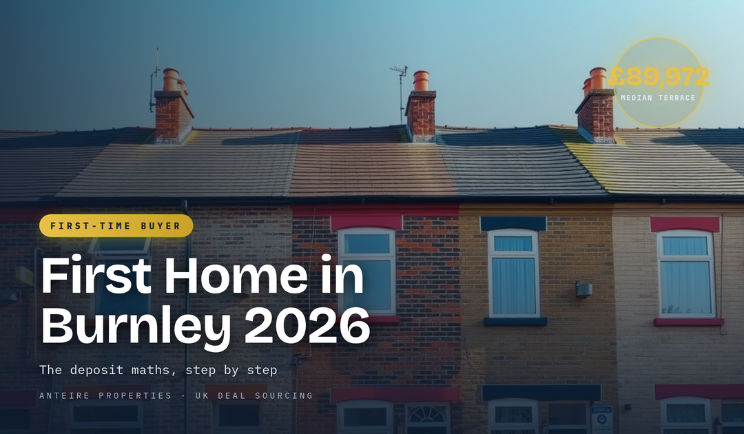 First Home in Burnley 2026: The Deposit Maths, Step by Step