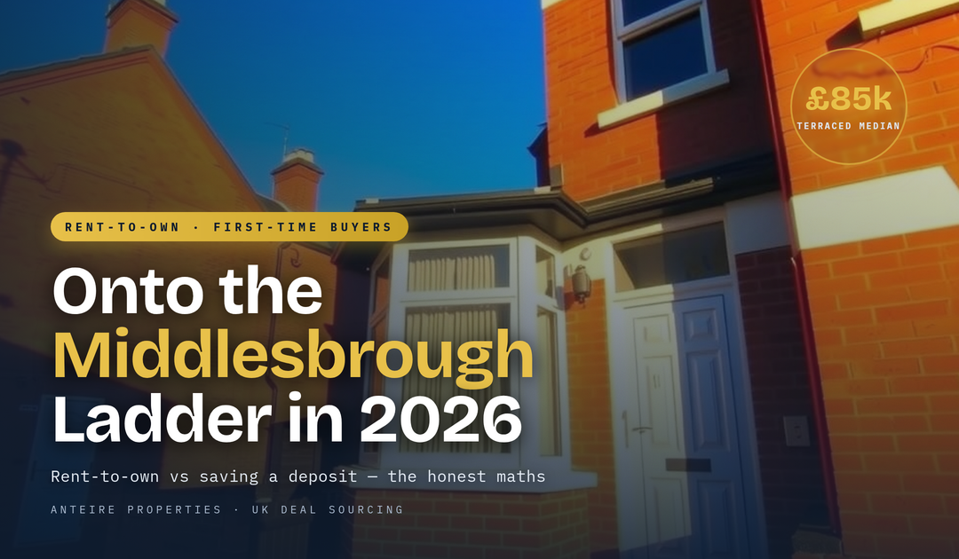Getting Onto the Ladder in Middlesbrough in 2026: Rent-to-Own vs Saving a Deposit